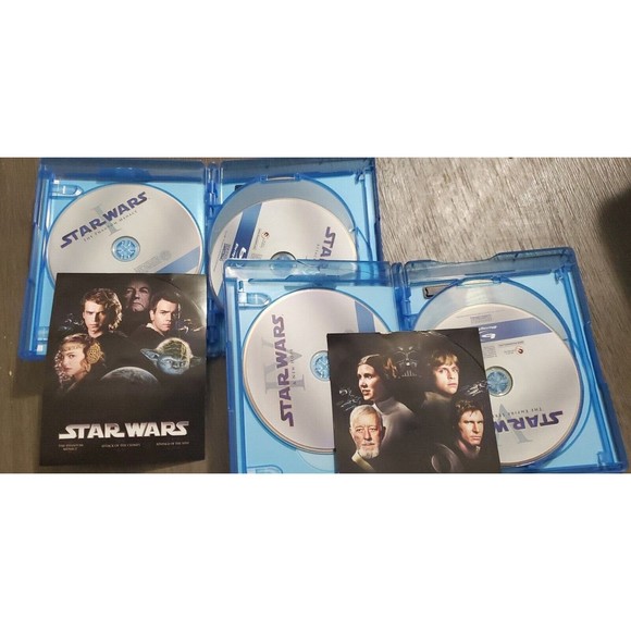 Star Wars Trilogy: Episodes I - III And Episodes IV- VI Blu Ray - Picture 3 of 3